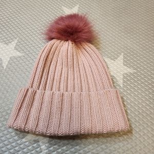 Athleta pink wool one size hats